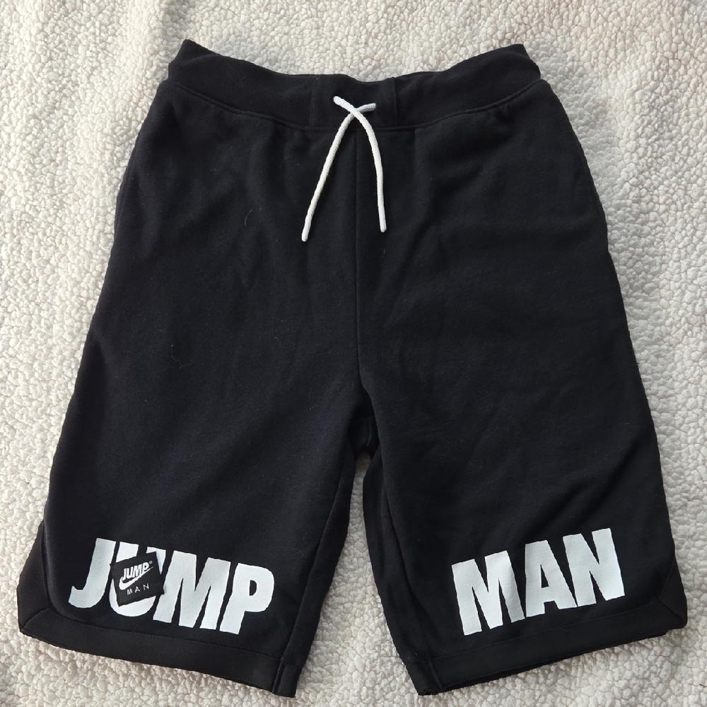 Jump Black Athletic Boys Shorts